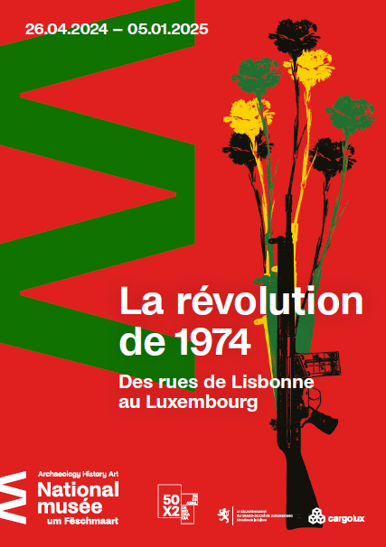 cartaz exposição 25 abril Luxemburgo